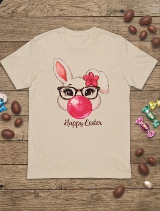 Bubble-gum Island Bunny tee