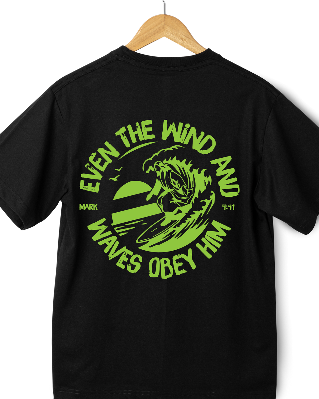 Faith in the lineup tee Mark 4:41
