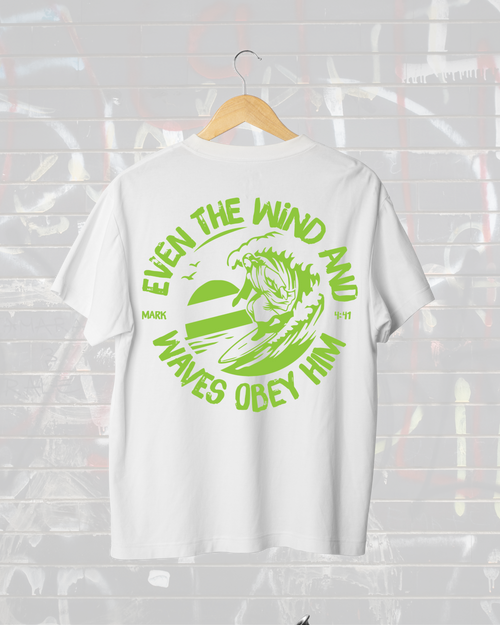 Faith in the lineup tee Mark 4:41